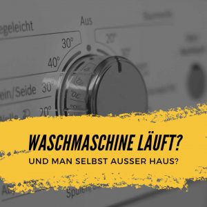 Waschmaschine läuft