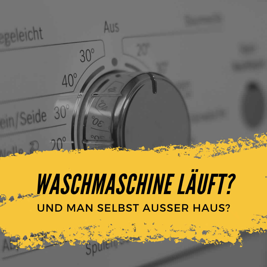 Waschmaschine läuft