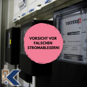 Vorsicht vor falschen Stromablesern