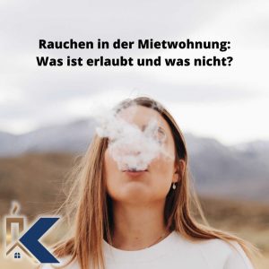 rauchende Frau