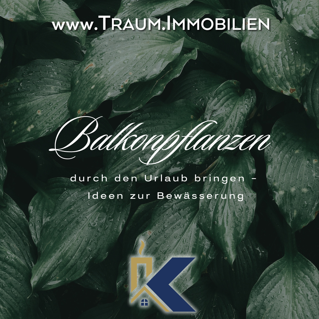Balkonpflanzen durch den Urlaub bringen