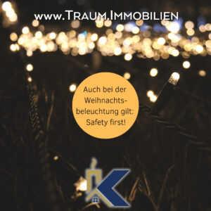 Weihnachtsbeleuchtung: Safety first!