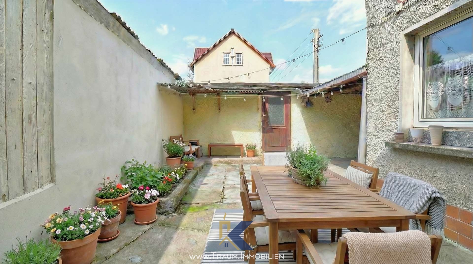 So könnte es aussehen: Innenhof