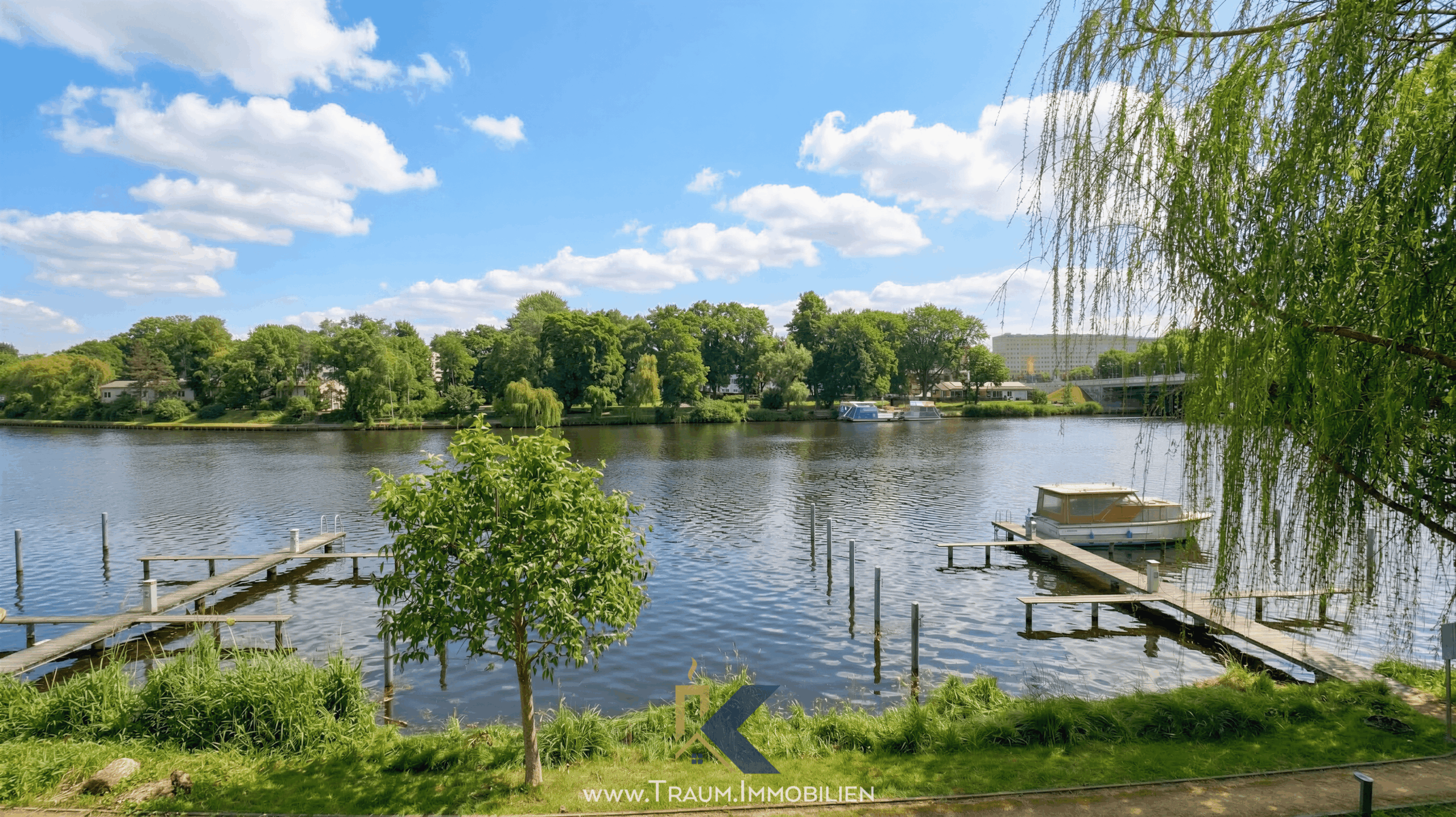 Steganlage in der Müggelspree