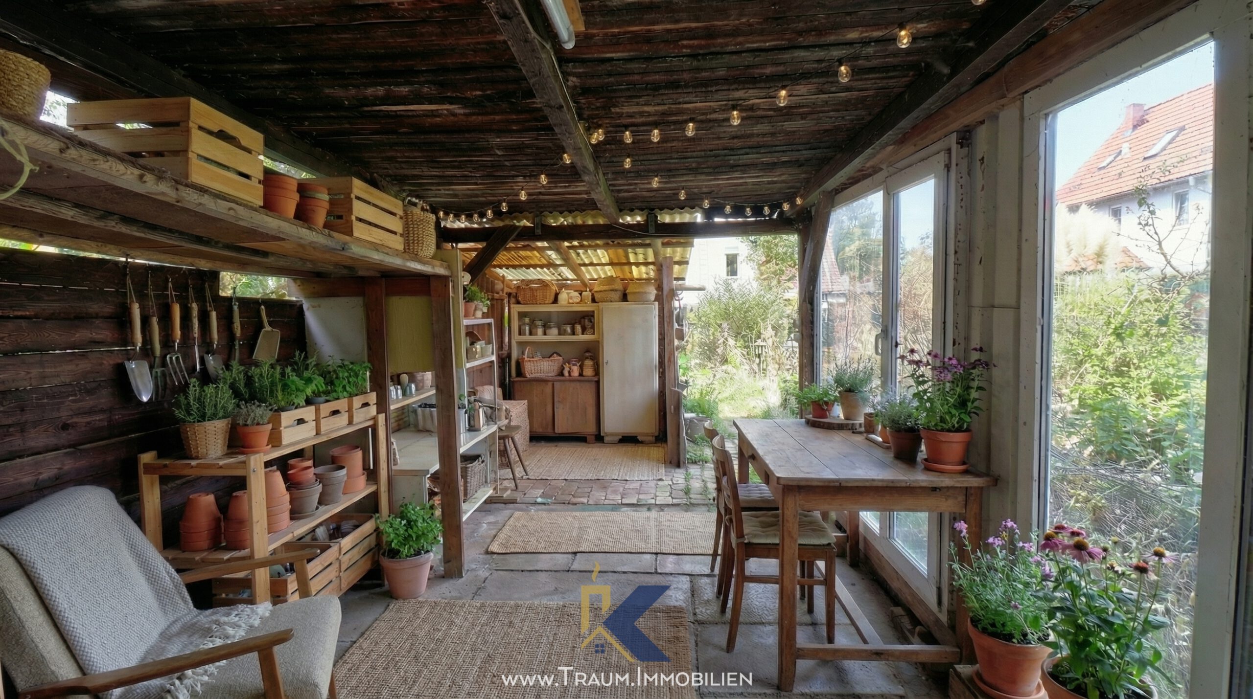 So könnte es aussehen: Gartenhaus